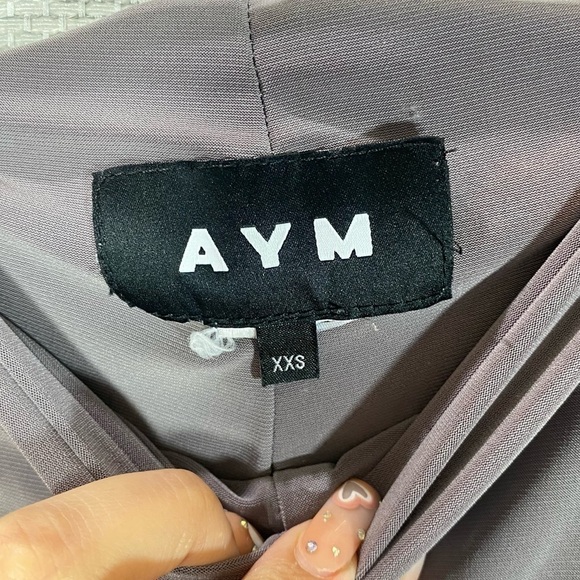 AYM grey high waisted shaya seamless cycling shorts size XXS - Picture 4 of 4